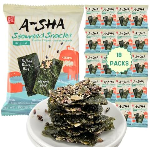 A-SHA Seaweed Snacks Original Flavor Cover