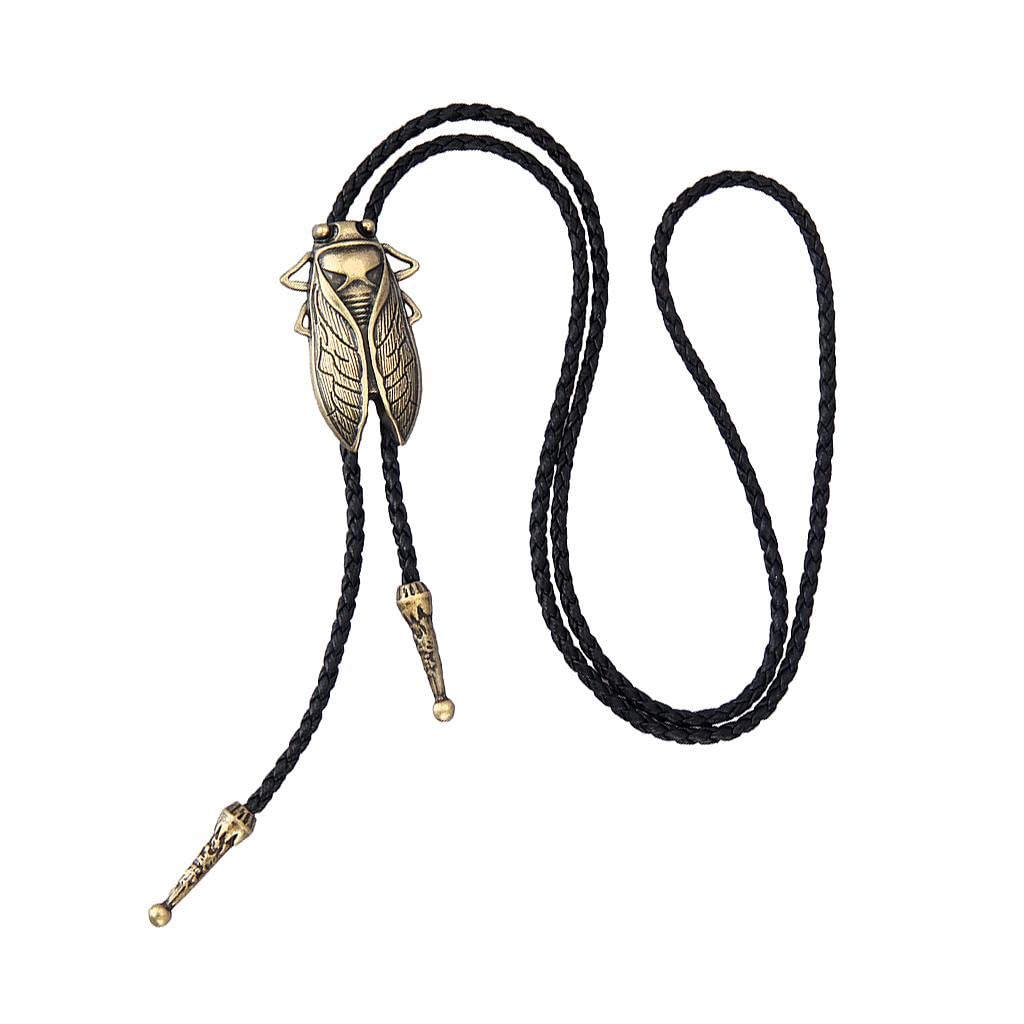 GUDMART® Rodeo Dance Bolo Ties Western Cowboy Necktie Bola Tie Cicada Shape for Men-image-25