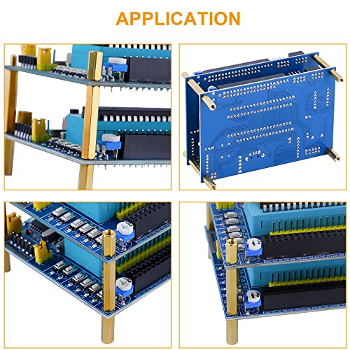 486Stk M2.5 Abstandshalter Hex Distanzhülsen PCB Board/Platinen Männlich Weiblich Gewinde Abstandsbolzen Schrauben Muttern Messing Hex Schraubenmutter Sortiment Kit für Platine Raspberry Pi Mainboard