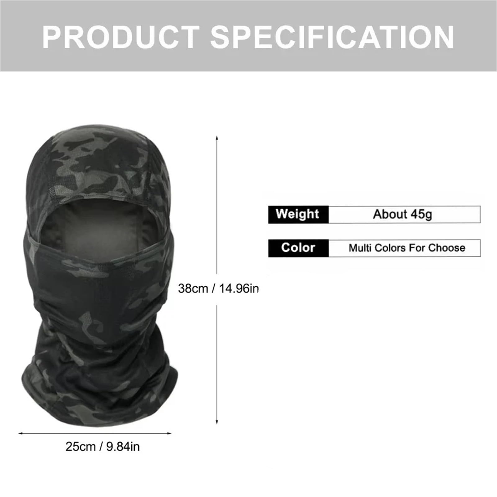PasamontañAs Esquiar 2Pcs Ski Mask Skiing Mask Cycling Bicycle Hiking Scarf Fishing Snowboard Ski Masks Hood Hat Men Women para Esquiar(Brown)