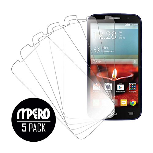 Alcatel ONETOUCH Fierce 2 Screen Protector Cover, MPERO 5-Pack of Ultra Clear Screen Protectors for Alcatel ONETOUCH Fierce 2