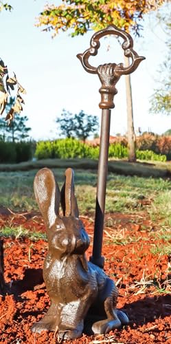 Ebros Gift JD88221VRG Cast Iron Bunny Hare Rabbit Door Stop Porter thumb #8