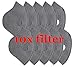 Produktbild Staubmaske Atemmaske Mundschutz Mundmaske Waschbar Staub Schutz Maske Ersatzfiltern Anti Pollen Allergie Mit Ventil Motorrad Radsport Outdoor aktivitäten 4sold (Only 10 x Filter)