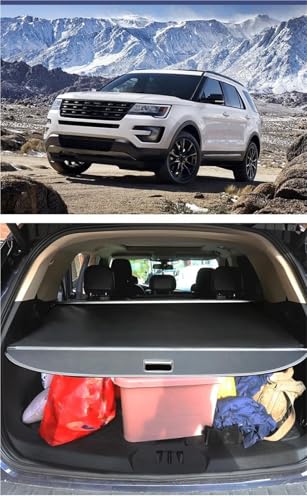 Separador carga Ford Explorer 2020 estante maletero y protector enrollable 5