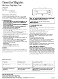 Stanley 38424 TimerMax Digislim Daily Digital Indoor Timer, White