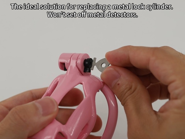 Cobra Male Chastity Cage with Lock & 5 Rings 3D ...