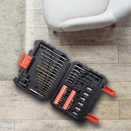 BLACK+DECKER 50 Pc. Mixed Drill and Screwdriver Bit Set, A7188-XJ 6 BLACK+DECKER 50 Pc. Mixed Drill and Screwdriver Bit Set, A7188-XJ - Image 6