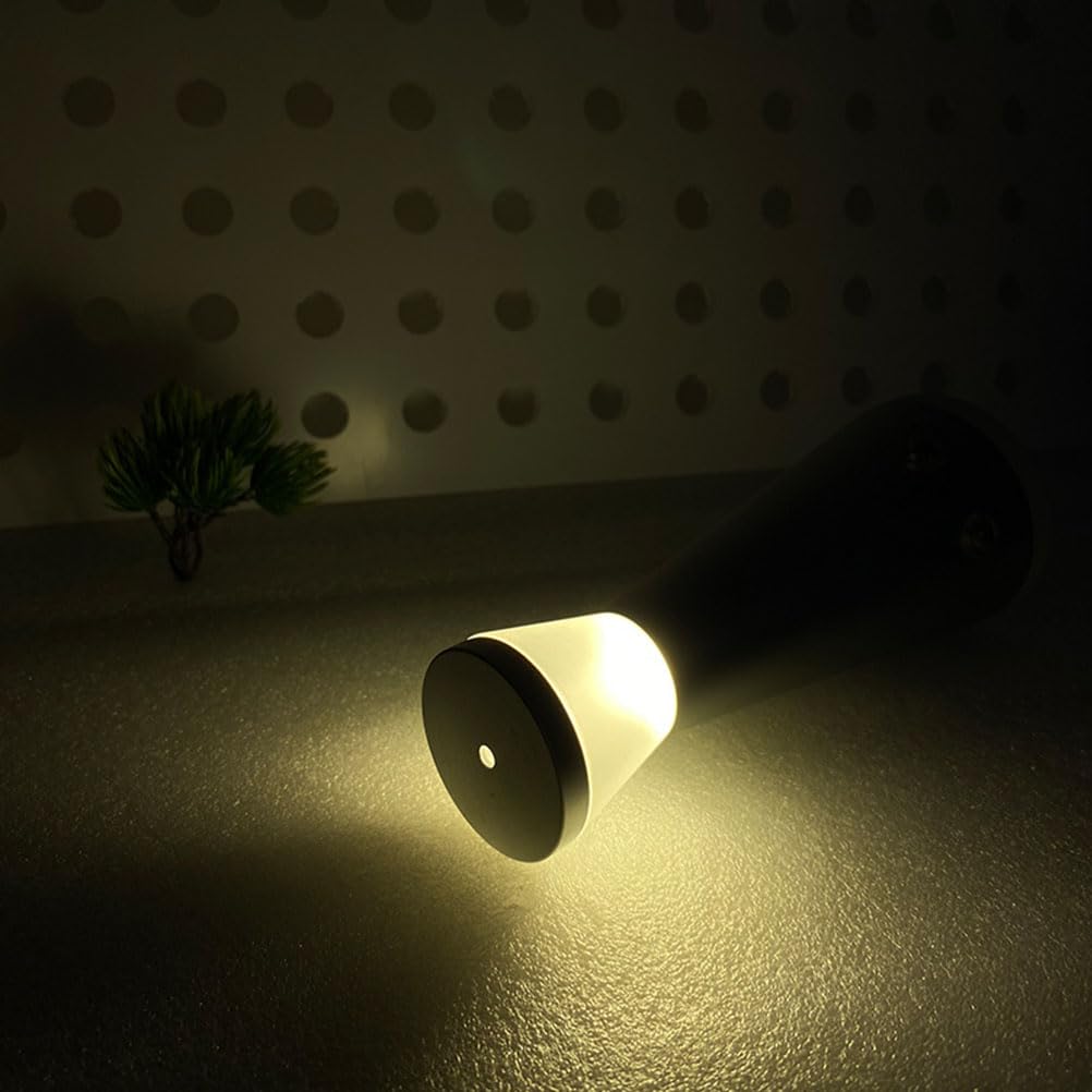 AoLa Bezprzewodowa lampa stołowa LED Akumulator 1500 mAh, 3 kolory + 6 kolorów RGB Oświetlenie w górę i w dół Lampa stołowa z 2 płomieniami i przełącznikiem dotykowym Lampka nocna, (srebrna)