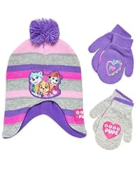 Paw Patrol Purple/Grey Mitten 2-4