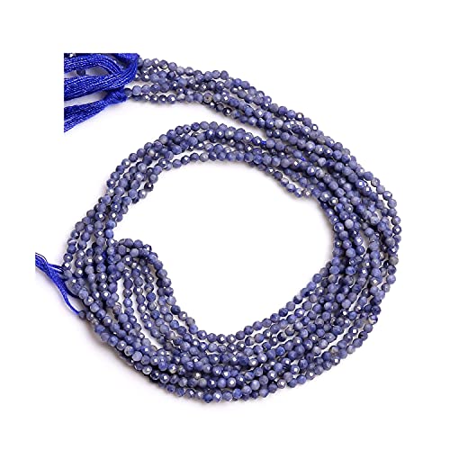 Rondelle facettée perles 2mm bleu saphire ATIKA GEMS pour réparer et sublimer vos bijoux fins