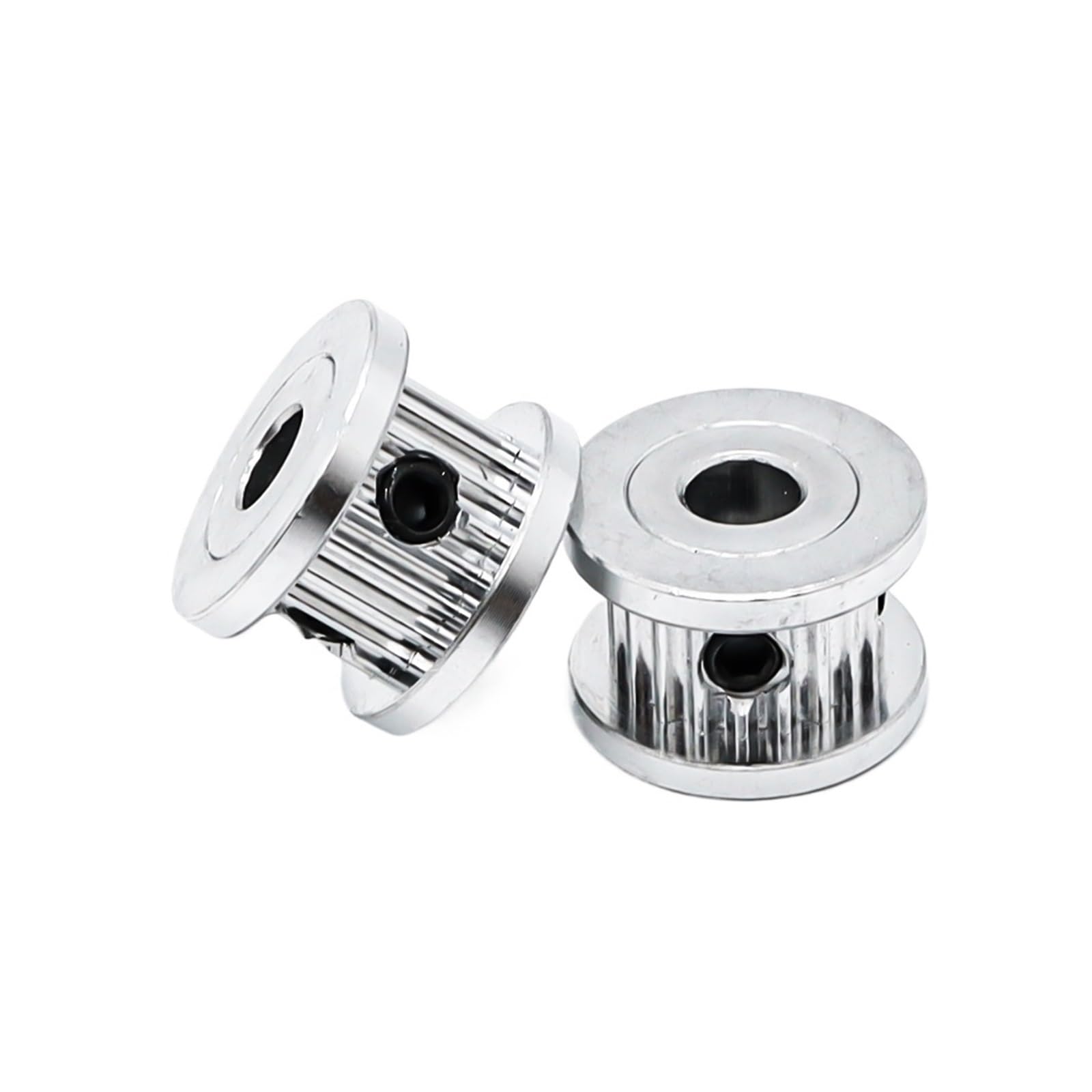 Poulie à courroie dentée en aluminium, Poulie de distribution HTD 3M, 20 dents, alésage 4-12mm, largeur 6-20mm, paquet 1/5/10 pièces(10PCS-10MM-01,5mm)