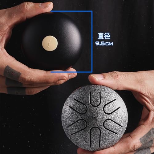 Mini Steel Tongue Drum de 3 pulgadas y 6 notas miniatura 4