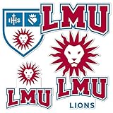 Desert Cactus Loyola Marymount University Sticker Lions LMUr Vinyl Decals Laptop Water Bottle Car Scrapbook Sheet T2 (Type 2-2)