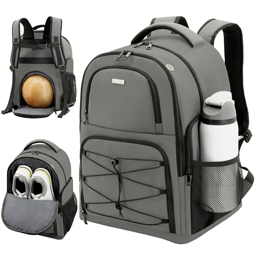 Bowling Ball Backpack with Shoe Compartment Single Ball Bag for Men & Women Protective Ball Holder & Ventilated Shoe Storage Multi-Pocket Bowling Gear Bag for League & Casual Bowlers