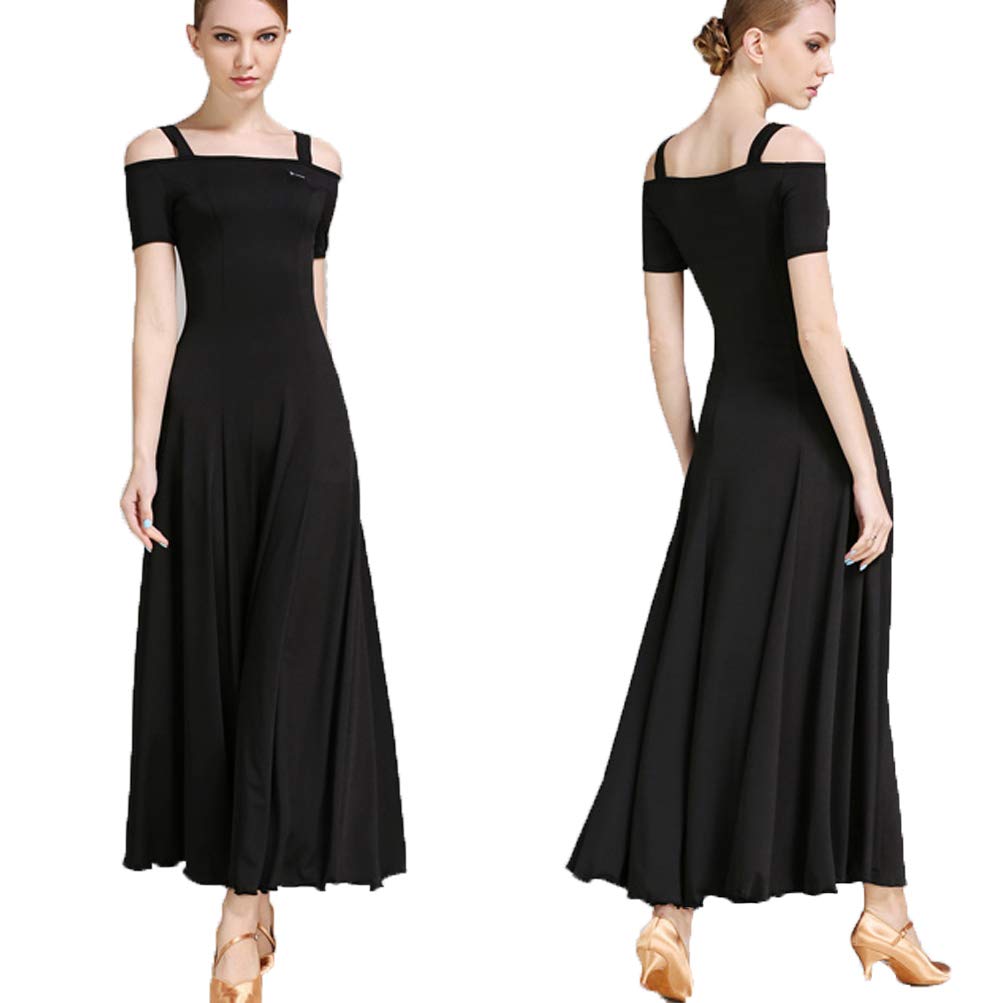 Costumi da Competizione Tango Femminile Velluto Vestiti di Ballo da Flamenco Foxtrot Abiti di Danza da Ballo Professionista Outfit da Ballo Prestazione in Valzer Ottimo Swing