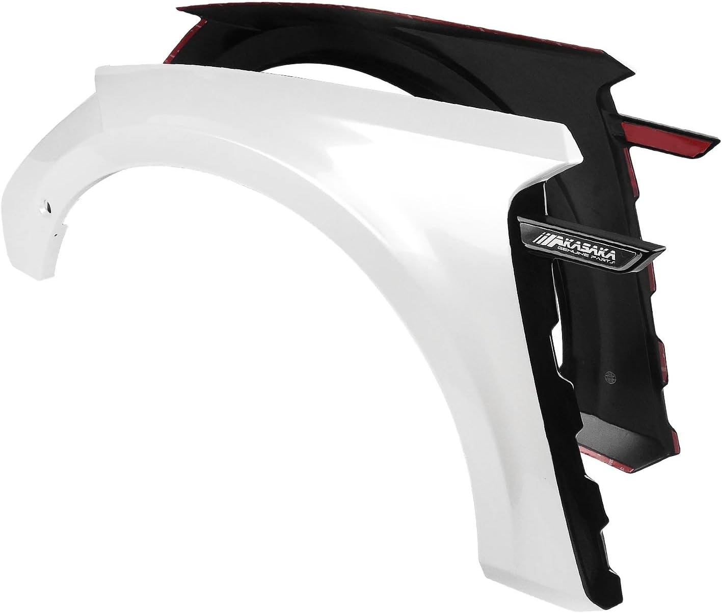AAAQMGIH Fender Flares Trim Compatible for BMW 3 Series G20 G28 330i M340i 2019-2022 M Sport Wide Wheel Fairing Mudguard Arch Brow Cover(Black)