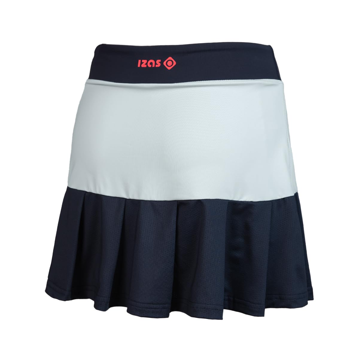Izas Cantal Skirt Falda de Pádel para Mujer con Pantalón Interior. Mini Falda Elástica y Transpirable con Plisado y Múltiples Bolsillos. Color Verde