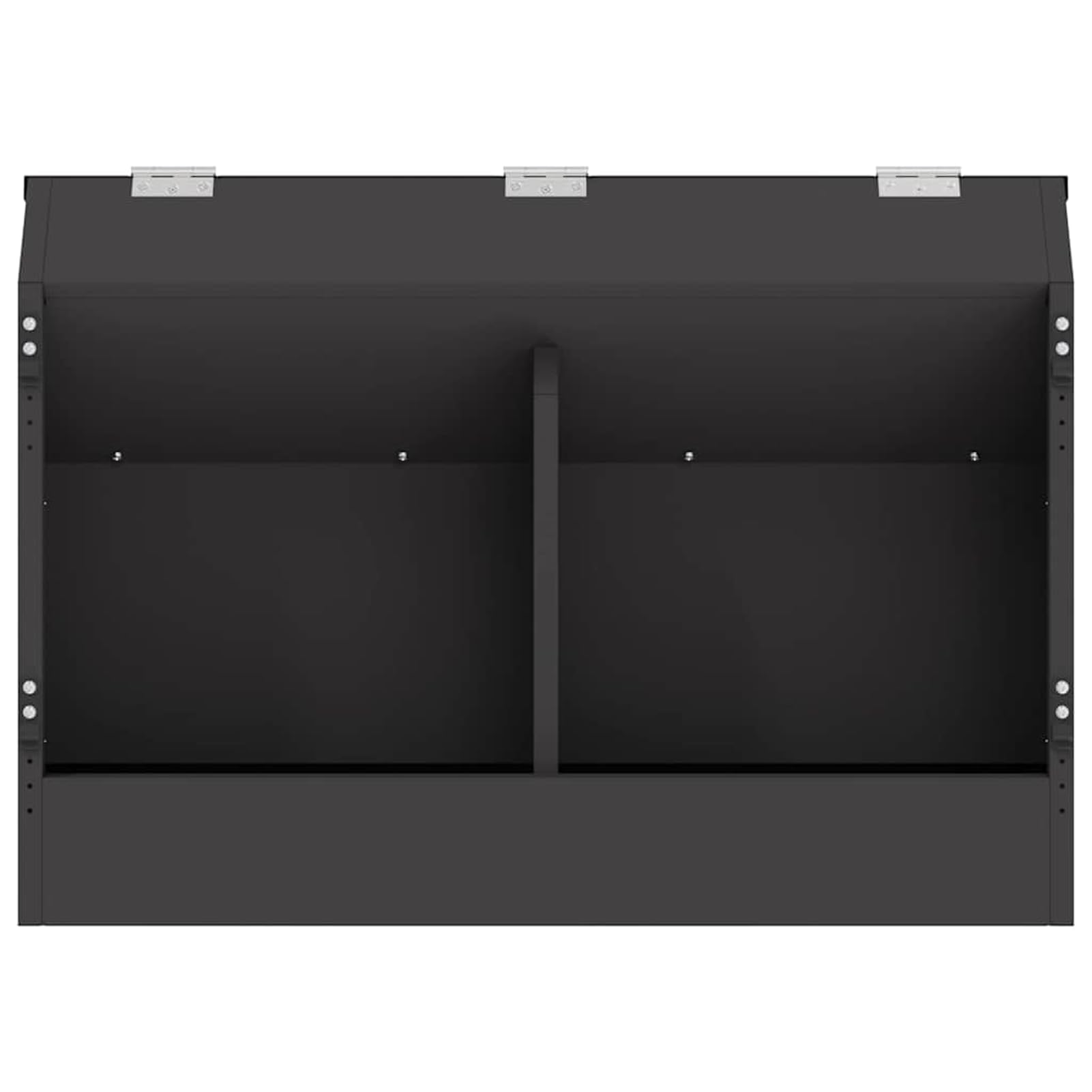 Kaninchenfütterer Schwarz 64,5 x 25,5 x 45,5 cm Zuführung Model874594