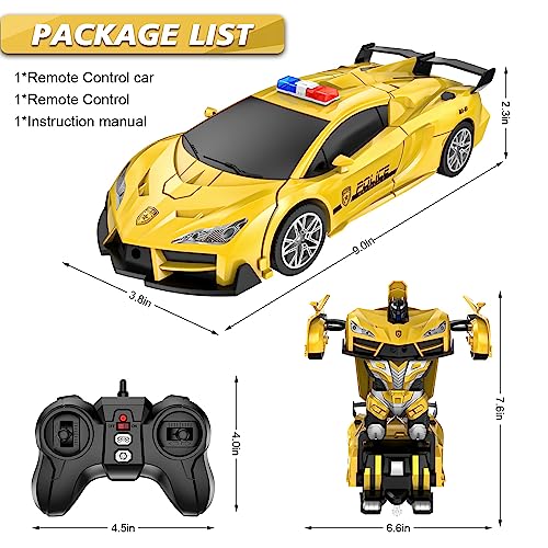 LNNKINE Transforming Remote Control Car - 10.79 w/ Code + 40% Off Code GKBLJ5U6 - image 5