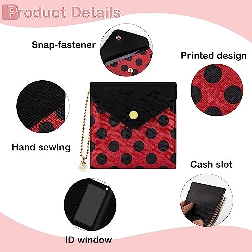 bvya Women's Small Slim Wallet Pouch Credit Card Holder Mini Bifold Purse With RFID Blocking4