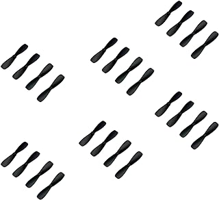 skrnrhrery Mini Propeller, Suitable for RC Aircraft Special Nylon Props Central axis 0.8MM Blade Length 46/42/37/MM Positive and Negative AB propellers Mini Quadcopter Accessories (37mm)