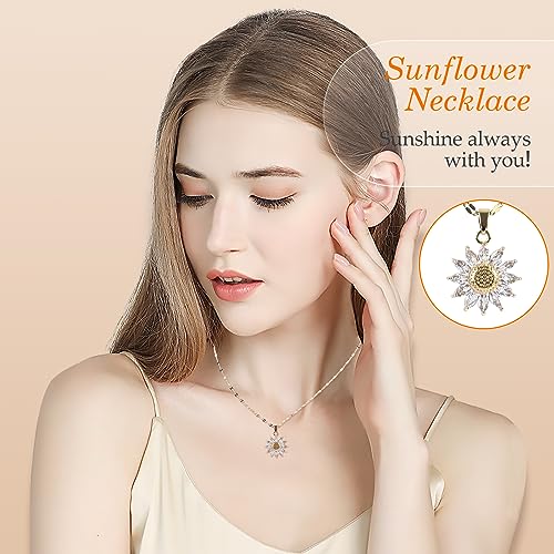 ZRFMIB-Sunflowers-Gift-Baskets-for-Women-11-Pcs-Birthday-Gift-Get-Well-Soon-Gift-Basket-Relaxing-Care-Package-Unique-Gifts-for-Her-Mom-Sister-Wife-Girlfriend-Daughter-Female-Friends