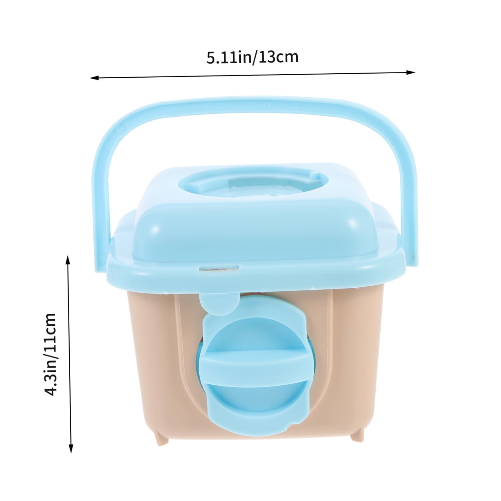Kisangel Portable Hamster Carrier Case Lightweight Plastic Pet House for Travel Camping Outdoor Use Suitable for Hamsters Hedgehogs Chinchillas Small Animals Easy to