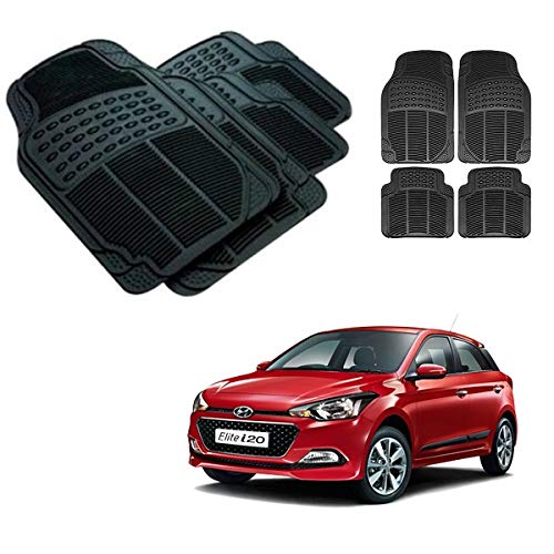 After Cars Black Carpet Floor/Foot 4D Rubber Mats for Hyundai i20 Elite Car. Amazon.in Car