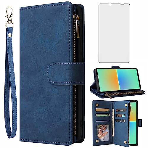 Pochette en cuir Asuwish pour Experia 10IV fini soigné et ajustement parfait
