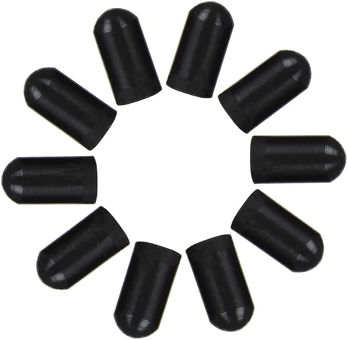 10 puntas de silicona para baquetas, protector para práctica silenciosa miniatura 9
