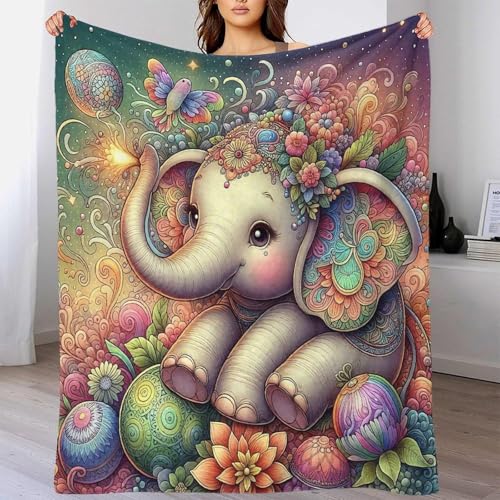 Couverture éléphant pelucheuse pour vos soirées cocooning et nuits douillettes - 6
