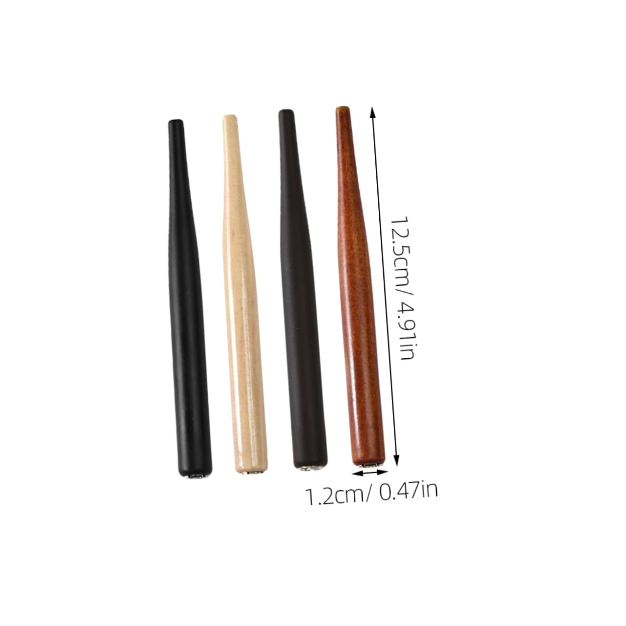 VILLCASE -purpose Dip Pen Holder 4pcs Wooden Holders for Manga Comic Calligraphy Artistic Writing