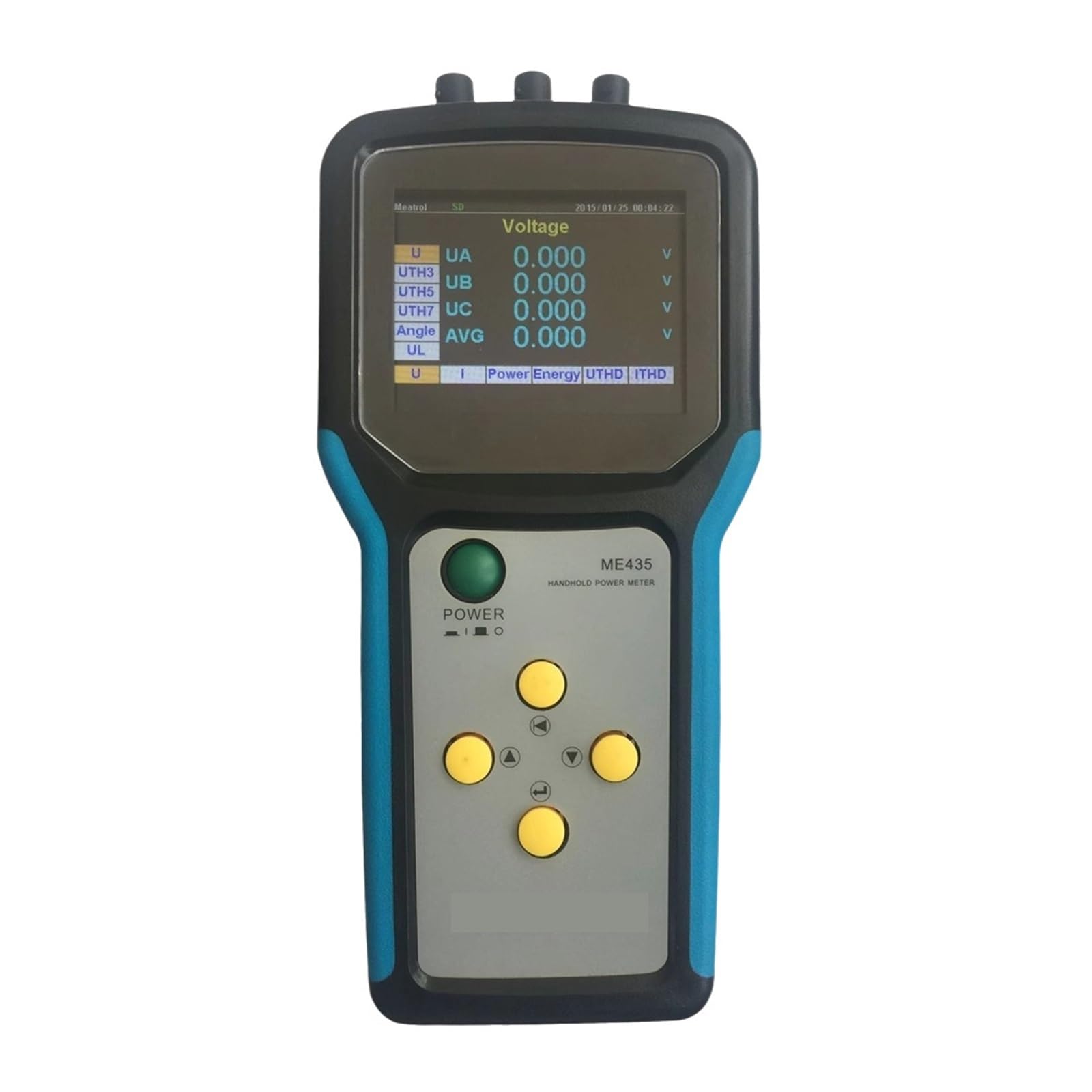 LNHHG Power Quality Analyzer ME435 Handheld Three-Phase Power Quality Analyzer, Three-Wire Meter, Rogowski Coil(ME435+NRC200(6000A))