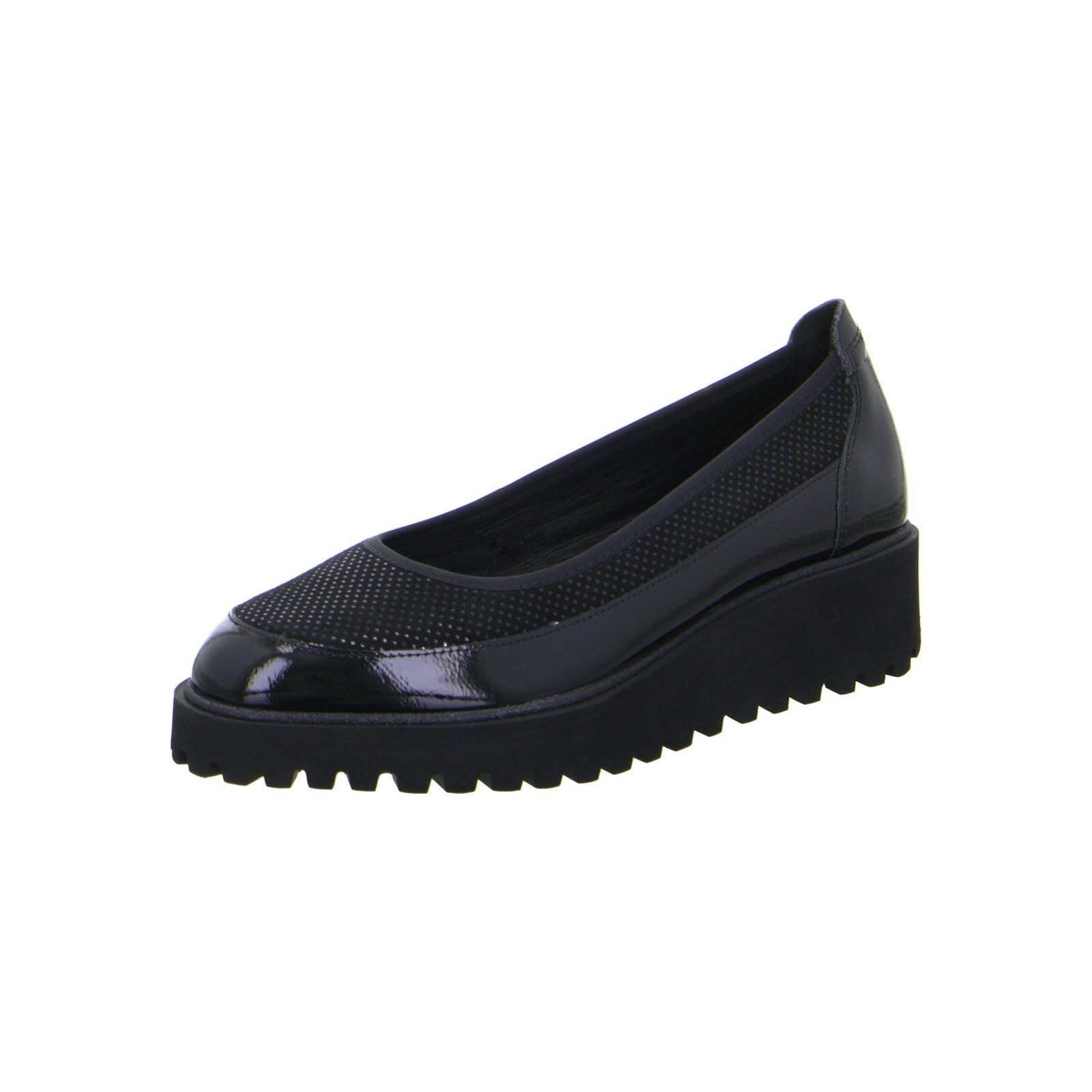 ARA Women's Kent Court Shoes, Black, 41.5 EU Weit