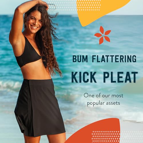 RipSkirt Hawaii Length 2 - Wrap Skirt for Women - Quick Dry Swim Cover-Up for Beach, Travel with Pocket2