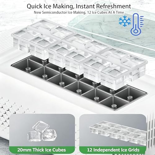 Mini Fabricadora de Hielo Portátil Eléctrica Compacta miniatura 4