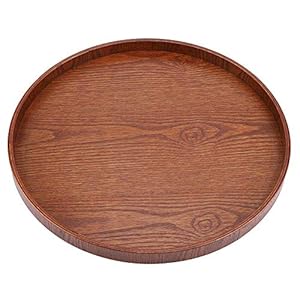 Houten theetafel dinerbord serveerservies bord bord voor Restaurant Thuis (hout)