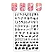 FingerAngel 4PCS Nail Art Stamp Plates with XL11-14 Stamping Image Plates Collection Manicure Tools