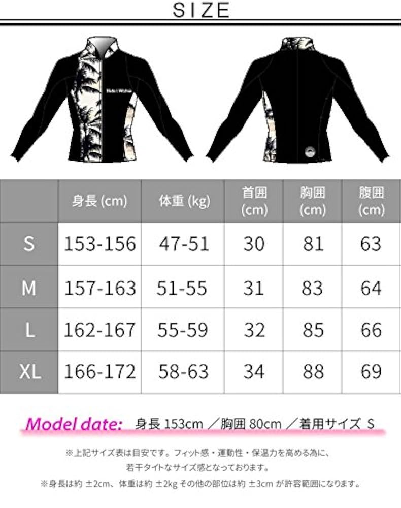 Amazon | レディース 2mm Hele i Waho ヘレイワホ ジャケット