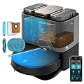 Cecotec Robot aspirapolvere auto-svuotamento e mocio rotante Conga 13090 Spin Revolution Home& Wash Essential. 7000Pa, Laser Tech, spazzola in silicone, spazzola laterale, APP, Bluetooth, WiFi 2,4