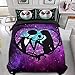 Ensemble de literie crâne King 3D Nightmare Before Christmas Ensemble de Housse de Couette Amant hypoallergénique Doux en Couette Housse de Couette avec 2 taies d'oreiller 220x230cm