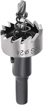 sourcingmap 24mm HSS Drill Bit Hole Saw 