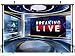 CORFOTO Fabric 7x5ft News Broadcast Backdrop TV Show Newscaster Studio Photography Breaking Media Monitor Equipment Microphone Reporter Interview Stage Video Recording Photocall Background Props…