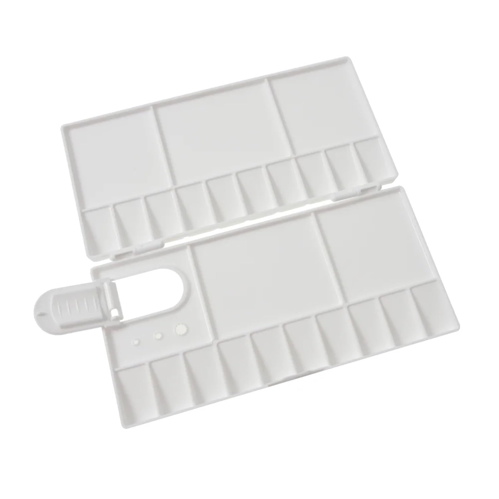 Farbmischpalette, Aquarellfarben-Set, 2-teilig, Faltbare Palette, Mischtablett, Renovate-Pigment-Malwerkzeug