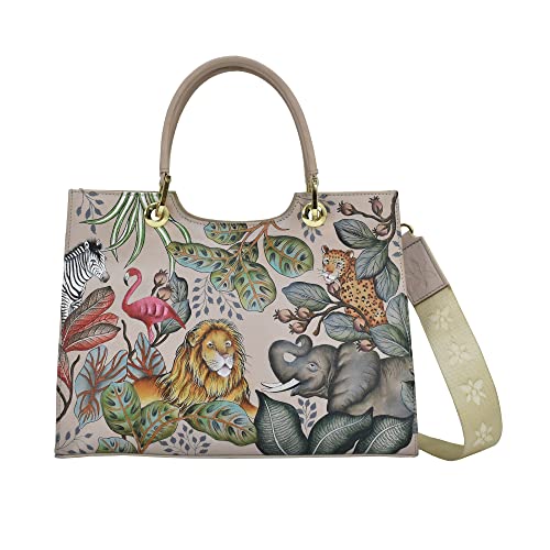 Anuschka Women's Original Hand-Painted Leather Medium Satchel