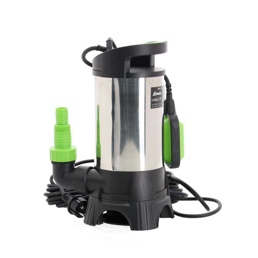 Pompe Vide-cave Eaux Chargées 900w + Interrupteur Flotteur - PRPVC901CIP