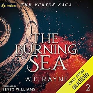 The Burning Sea Audiolibro Por A.E. Rayne arte de portada