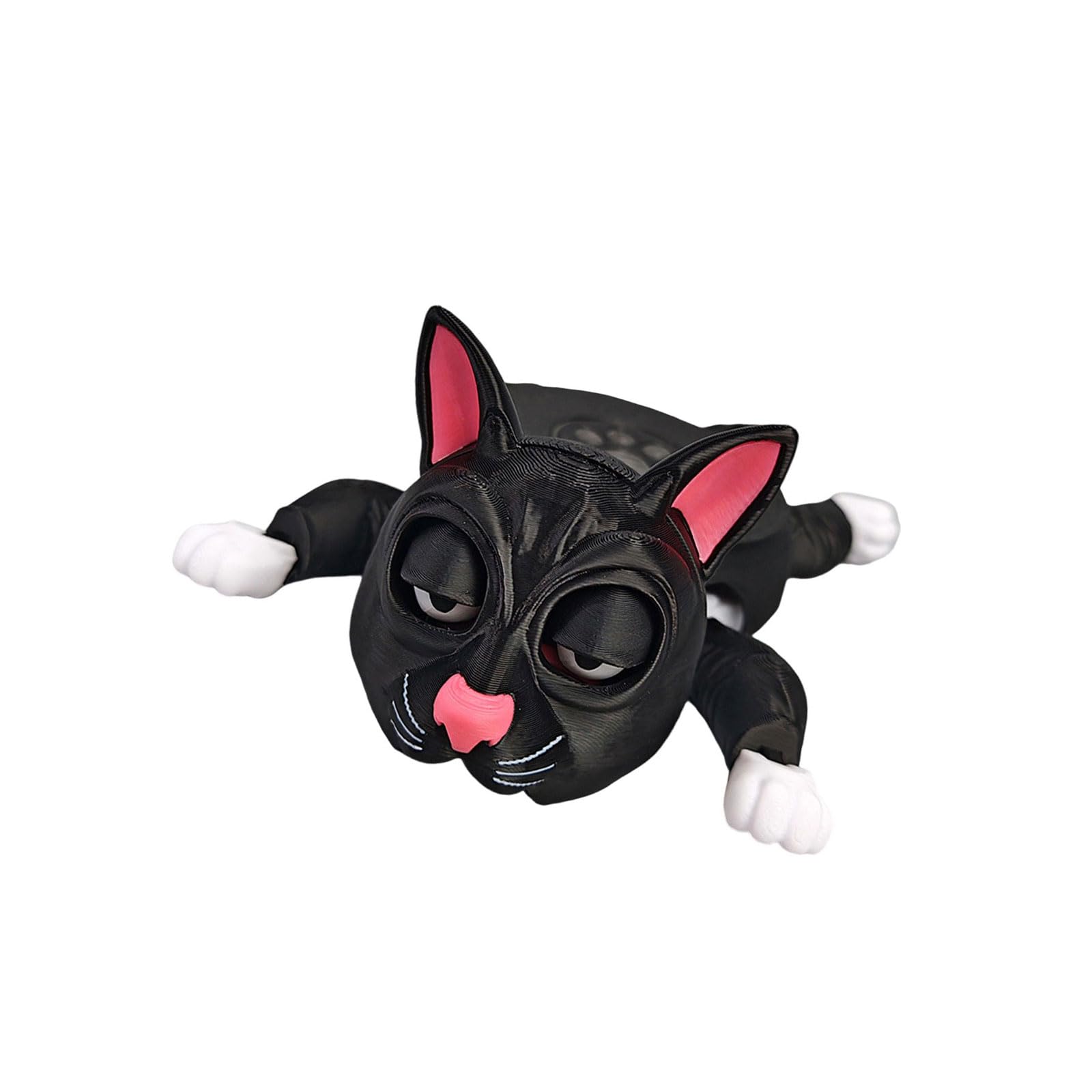 3D Printed Panicked Cats Coasters Insulation Mat Dining Table Mugs Holder with Funny Expression Kitchen Accessories Cup Holder Mat
