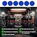 Ohleats 60PCS Tire Repair Patch, 32mm 42mm 58mm Rubber Tyre Puncture for Fast Repair, Round Auto Tire Repair Tool for Car Truck Motorcycle Inner Tire, Universal Car Accessories