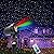 Christmas Laser Lights, Outdoor Garden Laser Lights Projector with Moving RGB Waterproof for Christmas Holiday